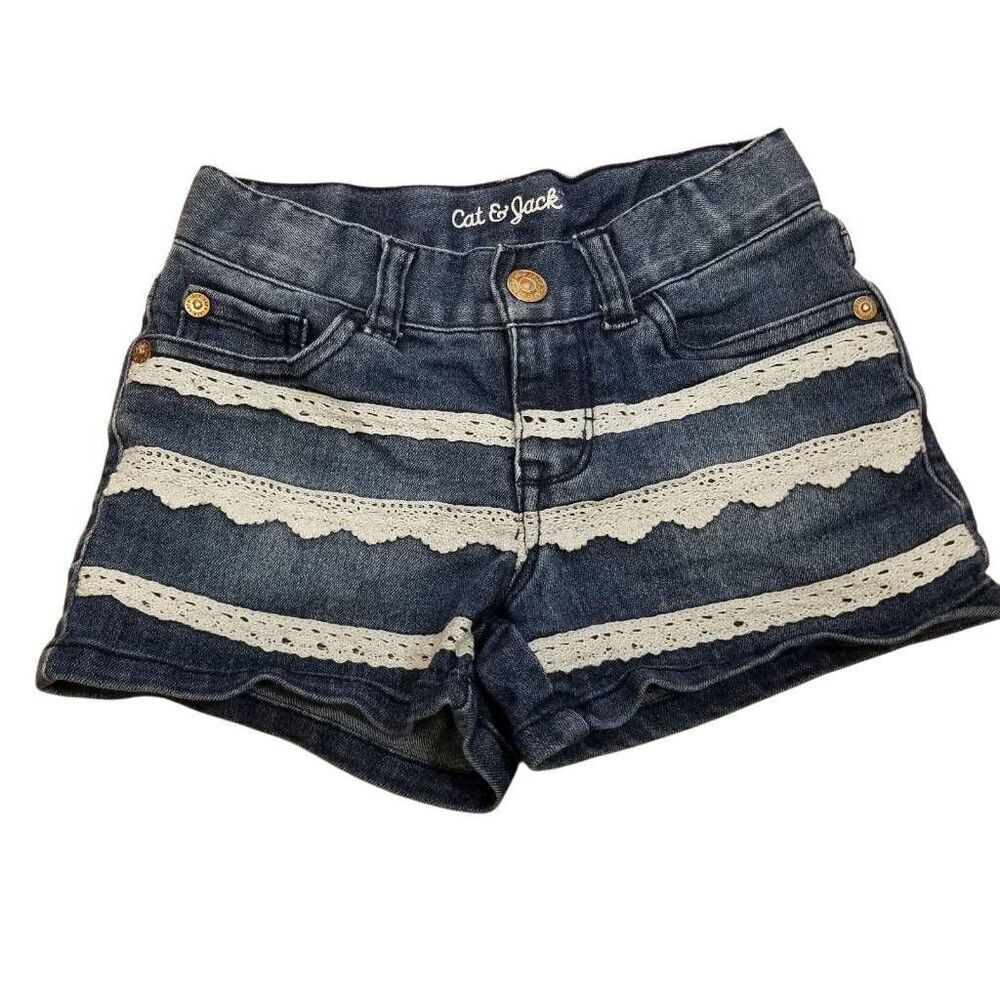 Cat & Jack Jean Shorts 5T